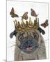 A Crowned Pug-Melissa Symons-Mounted Art Print