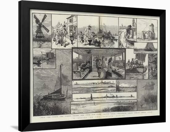 A Cruise on the Norfolk Broads-null-Framed Giclee Print