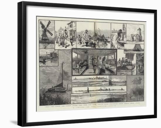 A Cruise on the Norfolk Broads-null-Framed Giclee Print