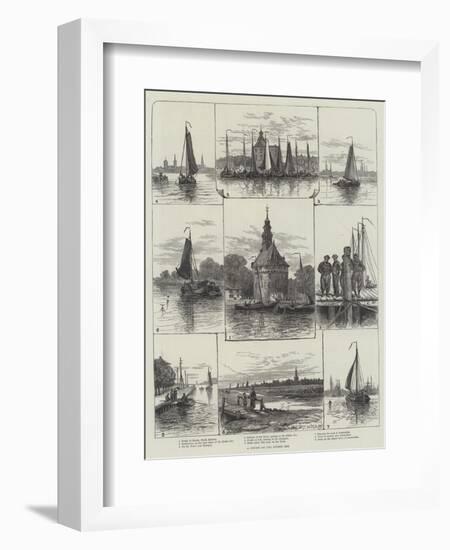 A Cruise on the Zuider Zee-Walter William May-Framed Giclee Print