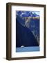 A Cruise Ship on the Waters of Milford Sound in the South Island of New Zealand-Paul Dymond-Framed Photographic Print