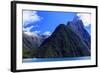 A Cruise Ship on the Waters of Milford Sound in the South Island of New Zealand-Paul Dymond-Framed Photographic Print