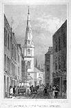 Church of St Martin Outwich, Viewed from Bishopsgate, City of London, 1830-A Cruse-Giclee Print