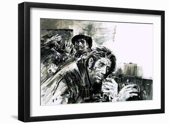 A Cry for Help from the Hungarian Uprising-Graham Coton-Framed Giclee Print