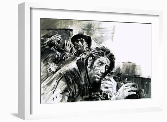 A Cry for Help from the Hungarian Uprising-Graham Coton-Framed Giclee Print