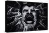 A Cry from the Dark Side-Piet Flour-Stretched Canvas