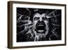 A Cry from the Dark Side-Piet Flour-Framed Photographic Print