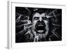 A Cry from the Dark Side-Piet Flour-Framed Photographic Print