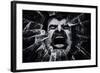 A Cry from the Dark Side-Piet Flour-Framed Photographic Print