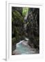 A Crystal Clear Stream Winds it Way Through the Partnacht Gorge in Garmisch-Partenkirchen, Germany-Adam Barker-Framed Photographic Print