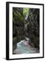 A Crystal Clear Stream Winds it Way Through the Partnacht Gorge in Garmisch-Partenkirchen, Germany-Adam Barker-Framed Photographic Print