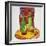 A cubist, abstract still life of wine and cheese. Add a bit of baguette and you have lunch.-Richard Lawrence-Framed Photographic Print