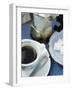 A Cup of Espresso, Sugar Cubes and Espresso Pot-Véronique Leplat-Framed Photographic Print