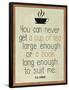 A Cup of Tea and a Book CS Lewis-null-Framed Poster