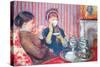 A Cup of Tea No.2-Mary Cassatt-Stretched Canvas