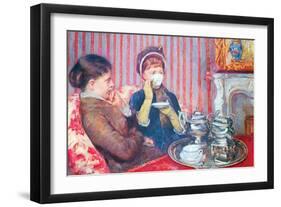 A Cup of Tea No.2-Mary Cassatt-Framed Art Print