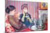 A Cup of Tea No.2-Mary Cassatt-Mounted Premium Giclee Print