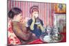 A Cup of Tea No.2-Mary Cassatt-Mounted Art Print