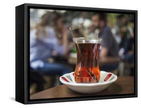 A Cup of Turkish Tea.-Jon Hicks-Framed Stretched Canvas