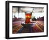 A Cup of Turkish Tea.-Jon Hicks-Framed Photographic Print