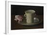 A Cup of Water and a Rose, C.1630-Francisco de Zurbarán-Framed Giclee Print