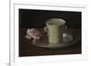 A Cup of Water and a Rose, C.1630-Francisco de Zurbarán-Framed Giclee Print