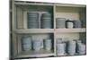 A Cupboard Full of Cups and Saucers-Clive Nolan-Mounted Photographic Print