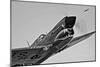 A Curtiss P-40E Warhawk in Flight Near Chino, California-null-Mounted Photographic Print