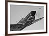 A Curtiss P-40E Warhawk in Flight Near Chino, California-null-Framed Photographic Print