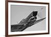 A Curtiss P-40E Warhawk in Flight Near Chino, California-null-Framed Photographic Print