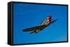 A Curtiss P-40E Warhawk in Flight Near Chino, California-null-Framed Stretched Canvas