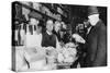 A Customer Inspects a Haggis, London, 1926-1927-null-Stretched Canvas