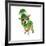 A Cute Chihuahua Dressed Up as a Dinosaur-graphicphoto-Framed Photographic Print