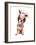 A Cute Chihuahua in a Costume-graphicphoto-Framed Photographic Print