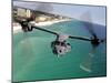 A CV-22 Osprey Aircraft Flies Over Florida's Emerald Coast-Stocktrek Images-Mounted Photographic Print