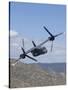 A CV-22 Osprey On a Training Mission Over New Mexico-Stocktrek Images-Stretched Canvas