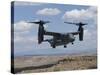 A CV-22 Osprey Prepares To Land During a Training Mission-Stocktrek Images-Stretched Canvas