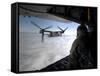 A Cv-22B Osprey Receives Fuel Off the Coast of Greenland-null-Framed Stretched Canvas