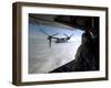 A Cv-22B Osprey Receives Fuel Off the Coast of Greenland-null-Framed Photographic Print