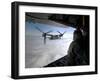 A Cv-22B Osprey Receives Fuel Off the Coast of Greenland-null-Framed Photographic Print