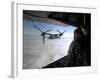 A Cv-22B Osprey Receives Fuel Off the Coast of Greenland-null-Framed Photographic Print