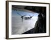 A Cv-22B Osprey Receives Fuel Off the Coast of Greenland-null-Framed Photographic Print