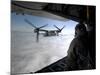 A Cv-22B Osprey Receives Fuel Off the Coast of Greenland-null-Mounted Photographic Print