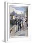 A Cycle and Water Police Officer, Paris, 1900-Oswaldo Tofani-Framed Giclee Print