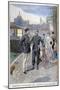 A Cycle and Water Police Officer, Paris, 1900-Oswaldo Tofani-Mounted Giclee Print