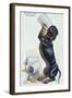 A Dachshund Drinking Beer, c.1900-Ulrich Weber-Framed Giclee Print