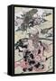 A Daimy?'s Mansion-Utagawa Toyohiro-Framed Stretched Canvas