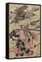 A Daimyo's Mansion-Utagawa Toyohiro-Framed Stretched Canvas