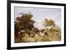 A Dairy Farm on the Marshes, East Kent-Thomas Sidney Cooper-Framed Premium Giclee Print
