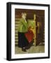 A Dalecarlian Beauty-August Hagborg-Framed Giclee Print